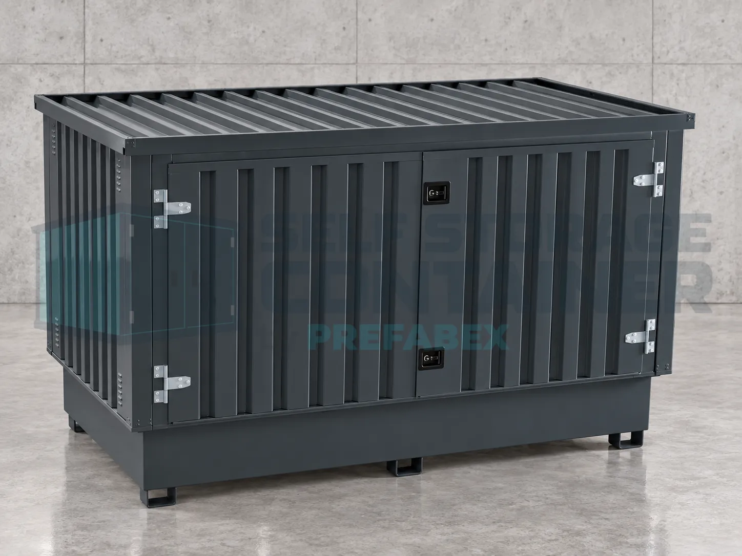 Double IBC Bunded Storage Container – 1,600 L Sump (3)